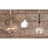 Bianca Ceramic Pendant (Gloss White and Gold)