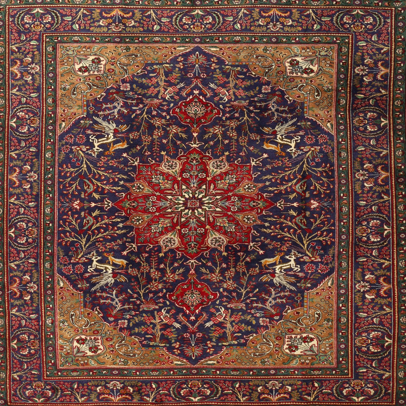 Birkdale Oriental Indoor Rug, Square 4'