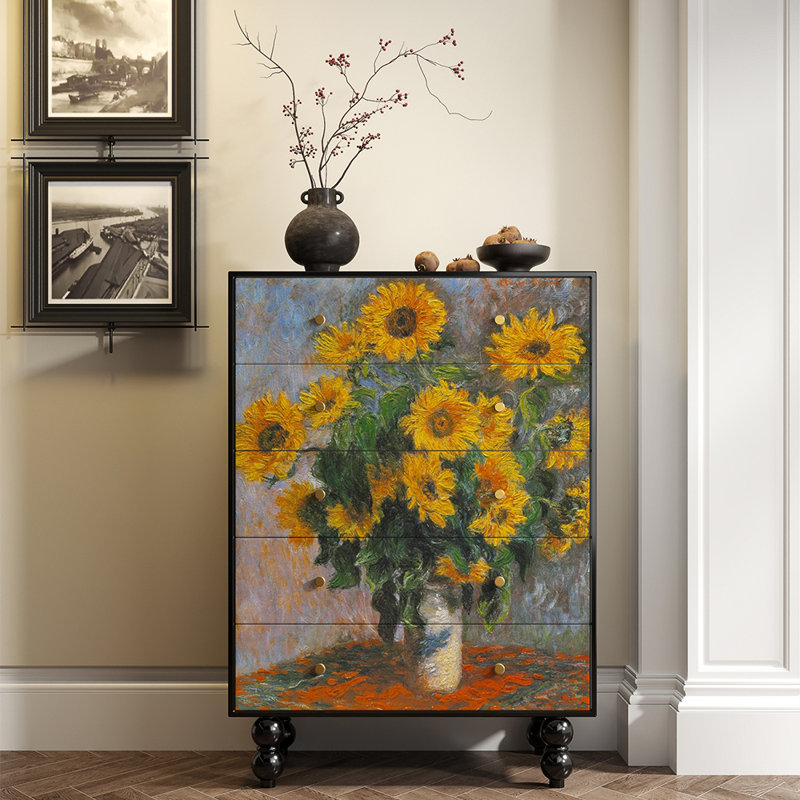 Une commode rétro de style français