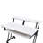 Suitor Music Recording Studio Desk, White & Black Finish