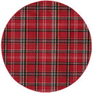 Willa Arlo Interiors Hankinson Machine Woven Performance Red/Black ...