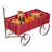 Homestead 28" Rustic Wooden Wagon Garden Planter Cart for Small Pumpkin Displays-1820876944