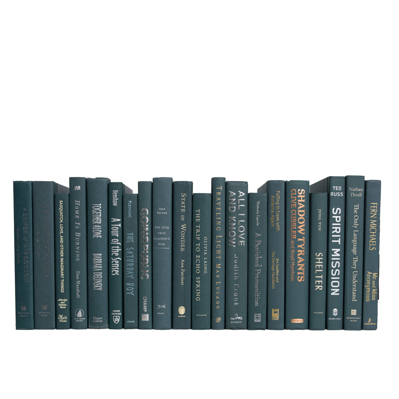 Livres décoratifs - Livres de chasseur - Livres verts au pied