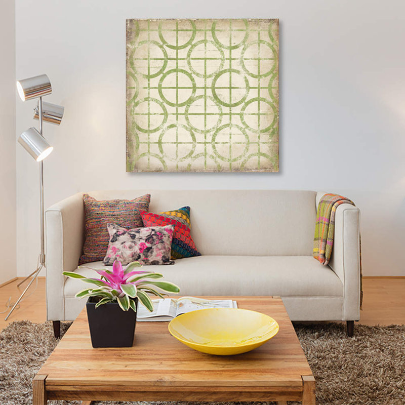 « regency ii », impression sur toile, H 18 po x l 18 po x P 1,5 po, Pas de tapis, Toile tendue