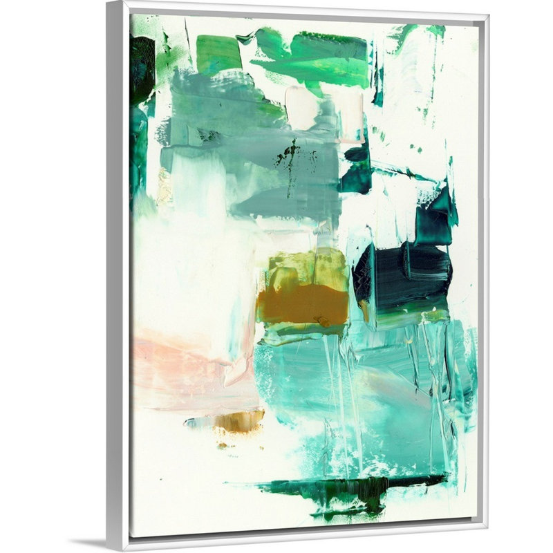 «Tag II» par Ethan Harper - reproduction d'art, Toile blanche encadrée, H 42 po x l 32 po x P 1,75 po