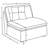 4-piece Modular Sectional Sofa