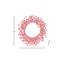 Couronne de fleurs roses 24 po