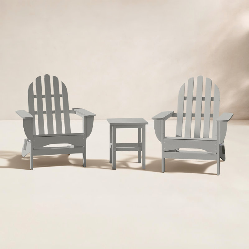 Leighton 2 - Person Patio Conversation Set, Light Gray