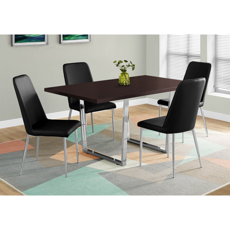 Table de salle à manger 35,5 "finition espresso stratifié