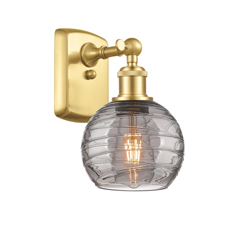 Metter 1 - Light Single Globe Pendant 6SM, Satin Gold