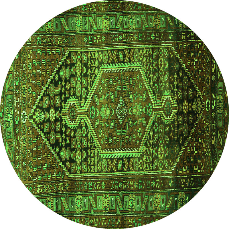 Performance Oriental Indoor Rug, Round 3'
