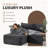 Boneless 106” No-Assembly Modular Sectional Sofa With Chaise Lounge – Modern L-Shape Upholstered Couch, Deep Seats & Cup Holder For Living Room-1054769108
