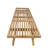 Inwood 60" Rectangular Bench Wide Wooden Storage Bench with Slats Design Kitchen Platform Bench-1389765207