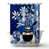 Blue/White/Black Floral 79