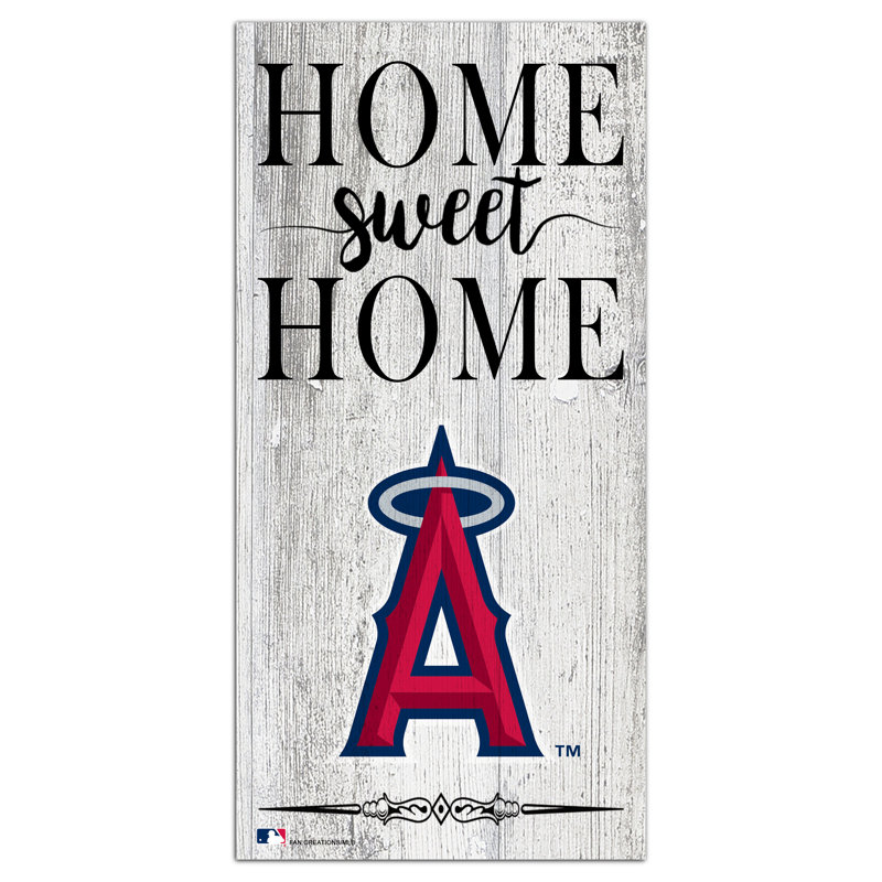Farmhouse Entertainment Wall Decor, Los Angeles Angels