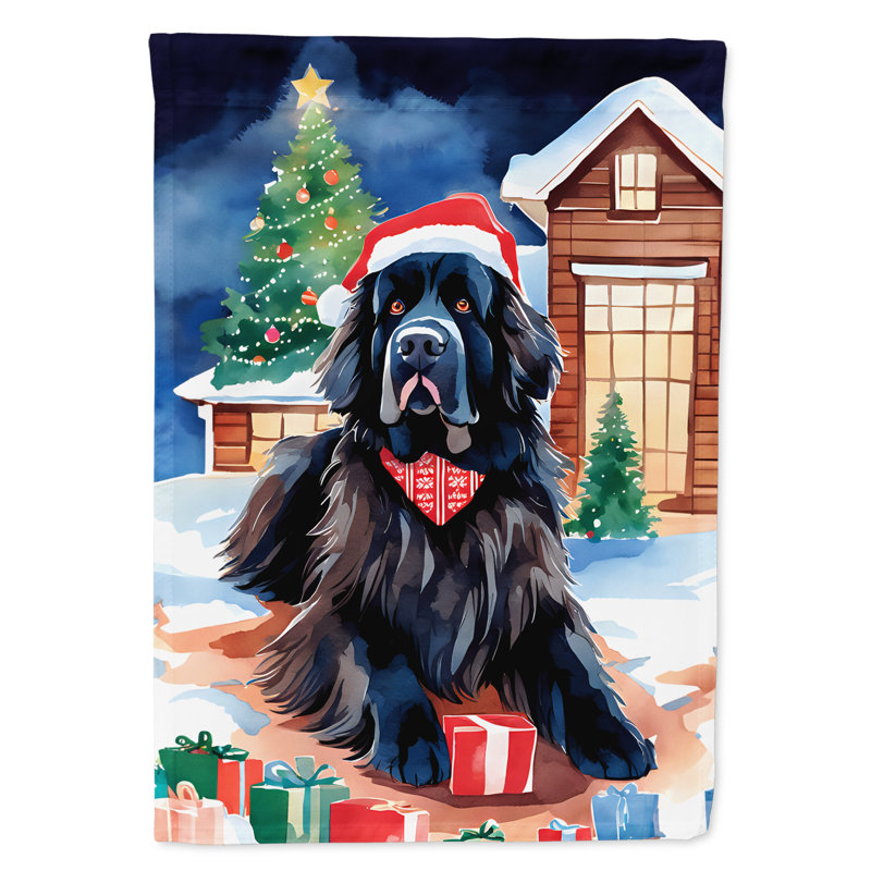 Double Sided Polyester Christmas, 15.5'' H x 11.25'' W
