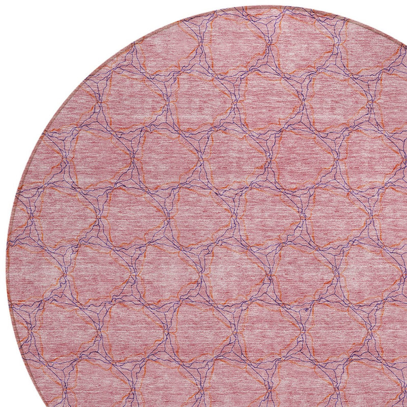 Tapis rond lavable 8 po