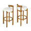 Indoor Wooden Low Back Barstool-1745023862