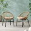 Chaise d'extérieur en osier Papasan