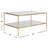Rex Glass Top Single Coffee Table