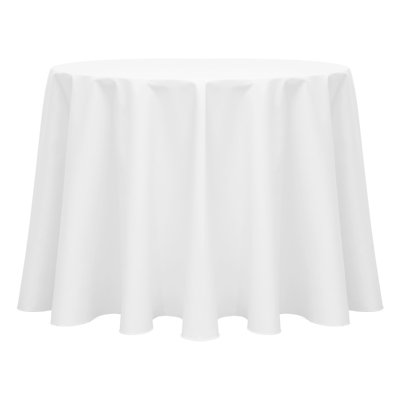 Bjarne Solid Color Round Tablecloth