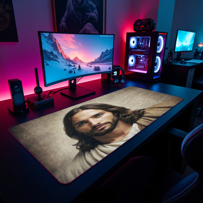 Polyester Desk Pad, 23.6x13.8