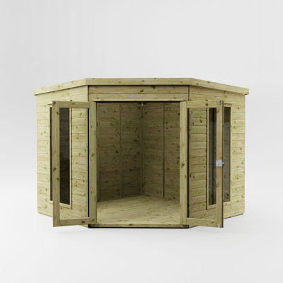 Mercia 8 x 8ft Premium Corner Summerhouse