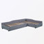 Lit plateforme simple avec rangement tapissier