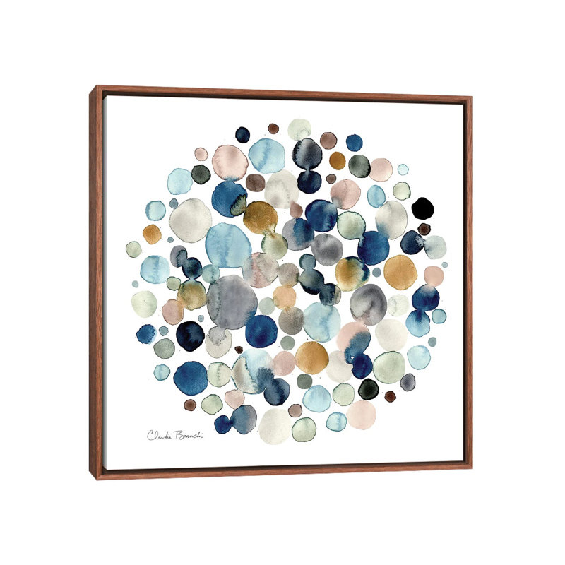 « Molecular » par Claudia Bianchi, reproduction d’art, H 37 po x l 37 po x P 1,5 po, Pas de tapis