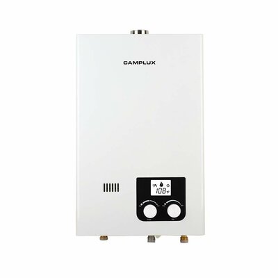 Camplux 2.64 GPM 68, 000 BTU Natural Gas Tankless Water Heater On Demand for Shower -  CM264NGN