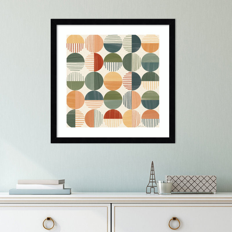 «Born to Roam Pattern II» par Janelle Penner - reproduction encadrée, Noir, H 17 po x l 17 po x P 1 po