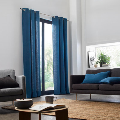 Eaddy Linen Room Darkening Single Curtain Panel