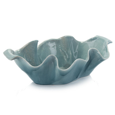 Aegean Sea Ceramic Decorative Bowl