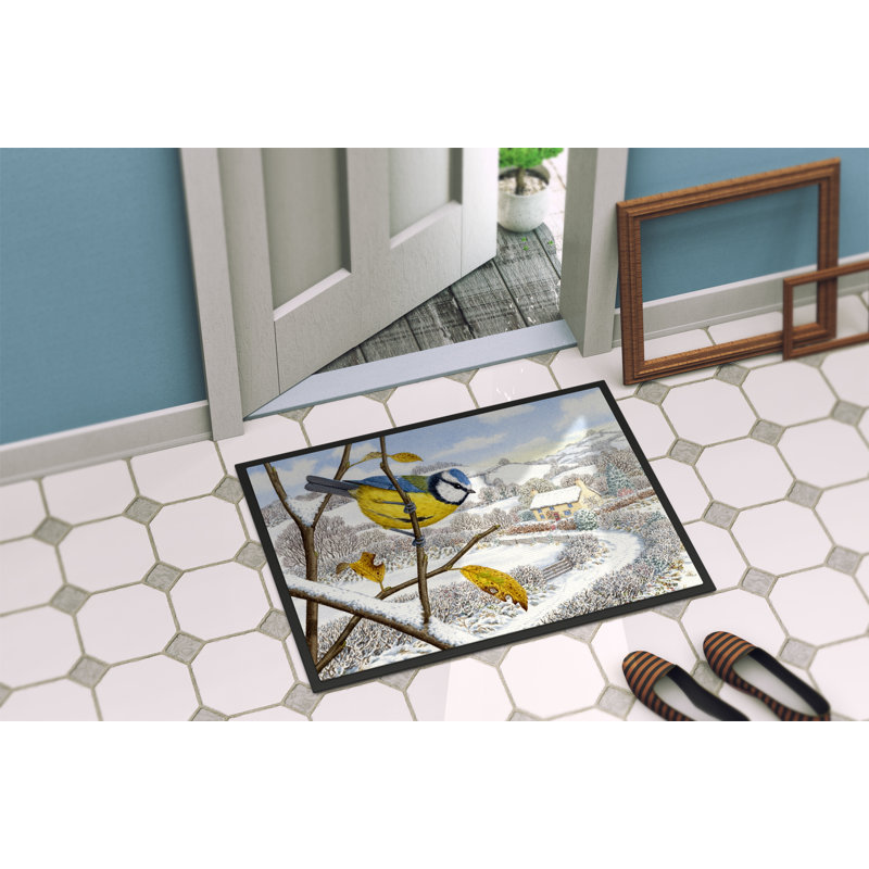 Turnersville Non-Slip No Pattern Doormat, Rectangle 2' x 3'