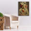  «Portrait In Bloom 1» par Annie Warren, art mural sur toile, 26 po x 34 po-1512329746