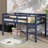 Twin Raised Loft Bed With Ladder-61052259
