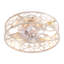 Ventilateur de plafond encastré de style maison de campagne encastré blanc de 20 po avec ensemble d'éclairage et télécommande Abram pour chambre à coucher / salon / cuisine / salle à manger-1615096760