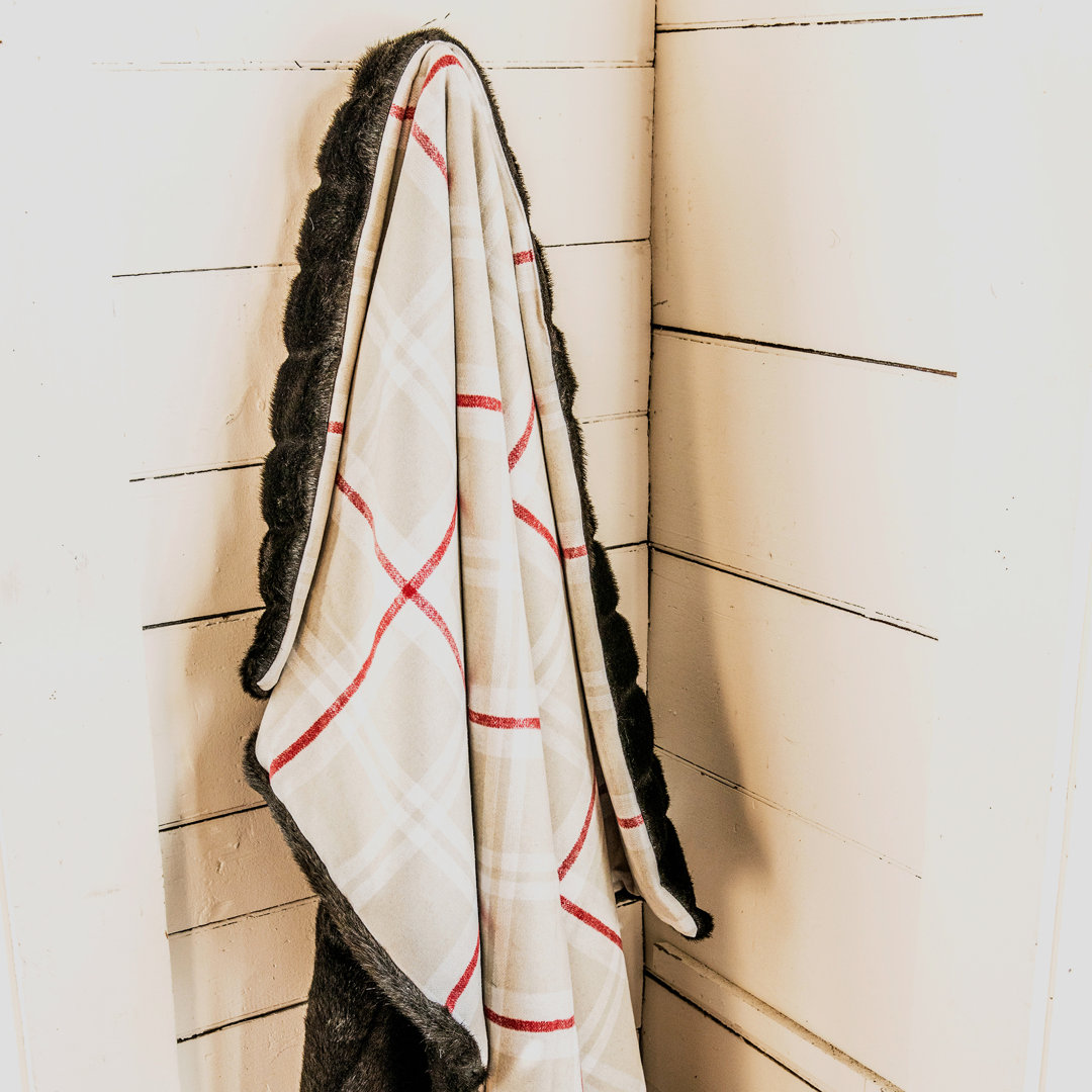  Faux Fur Blanket The Pillow Collection 