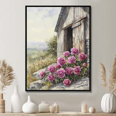 Lavande pivoines par The Weathered Barn III - pivoines, art mural pour le salon