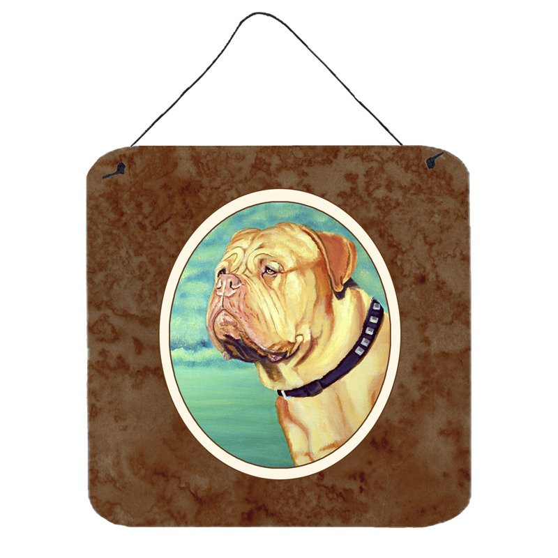 Décoration murale dogue de bordeaux