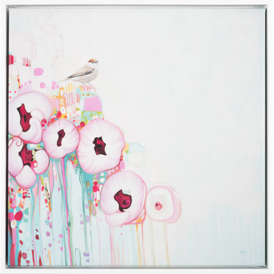 Make A Wish by Marti Leroux - Floater Frame Painting on Canvas
