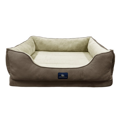 Serta Ortho Cuddler Bolster Pet Bed