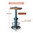 Dining Table Pine Round Solid Wood Top Metal Base Dining Table-86560740