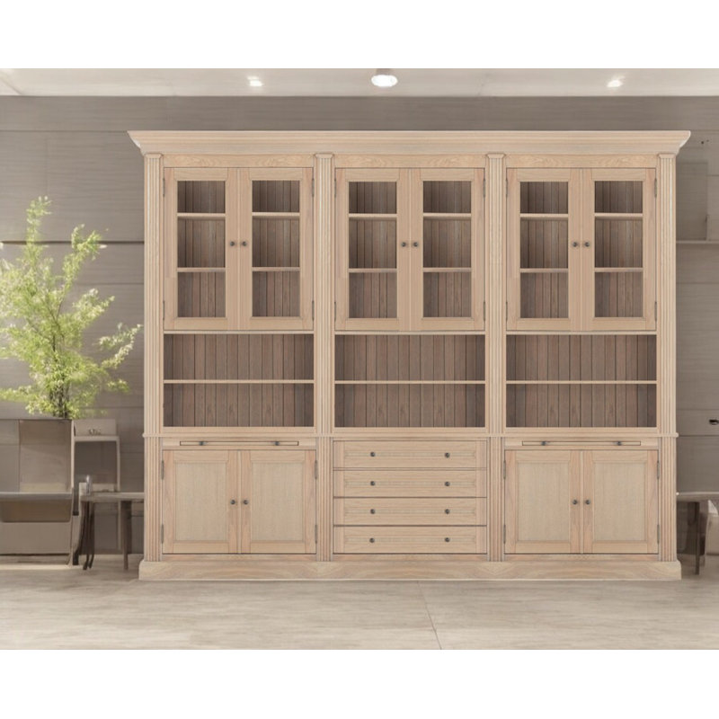 Boylan 240cm H x 300cm W Library Bookcase