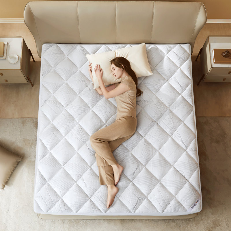 BEDLORE® Rayon Bamboo Mattress Topper, Plush Cloud-like Pillow Top Mattress Pad with 6-18'' Deep Pocket, Soft Bed Topper for Back Pain Relief