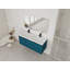 Meuble-lavabo mural avec lavabo double en résine-1970052198