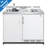Summit Appliance All-In-One Combo Kitchens 5.1 Cubic Feet Portable Freestanding Mini Fridge with Freezer