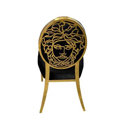 Frederich 19'' H Velvet Upholstered Side Chair