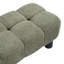 Repose-pieds rembourré bleu Boucle 62,6 po Lorcan-131066578