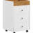 Home Office Drawer Storage - 3 Drawers, White, Removable Tray, Keeps Desk Organized White With Fits Under Conveniently And Provides Extra Space
